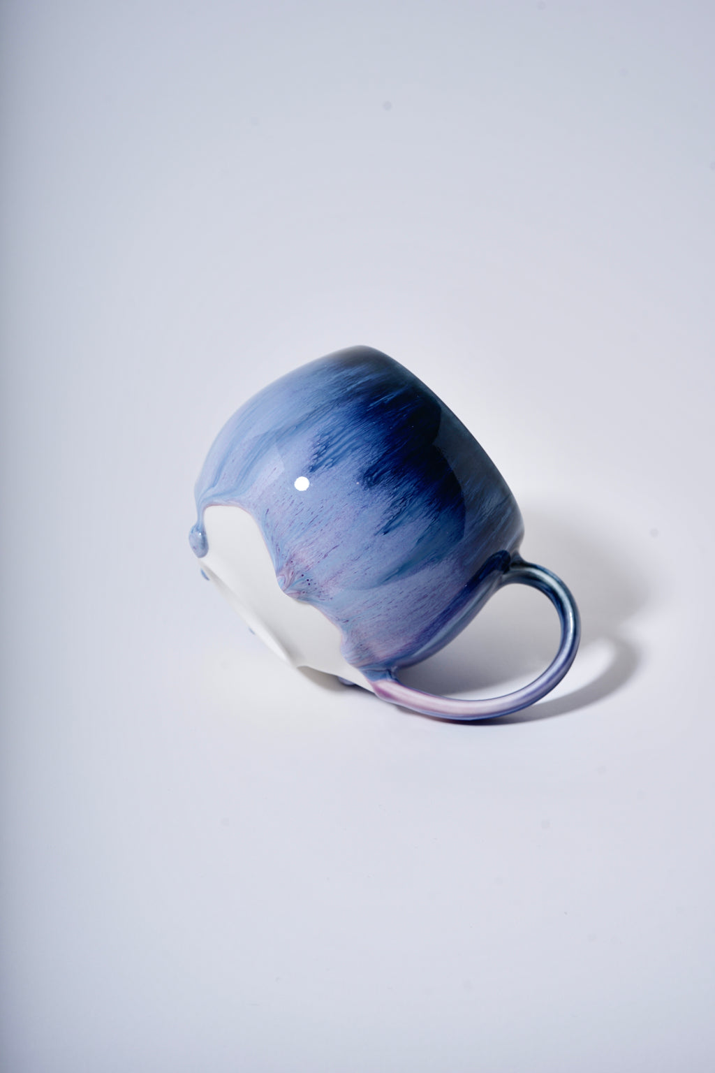 S SIZE BALLOON MUG(purple butterfly ) style1