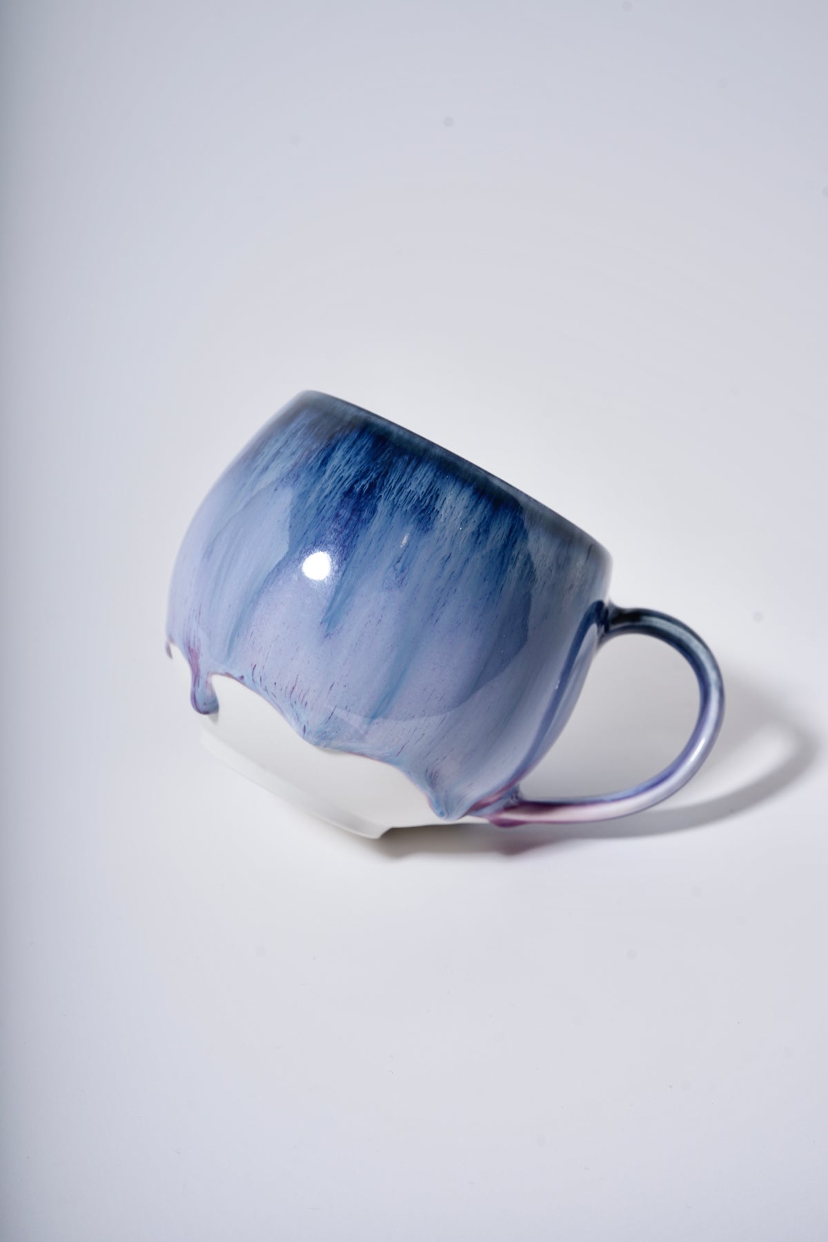 L SIZE BALLOON MUG(purple butterfly )style1