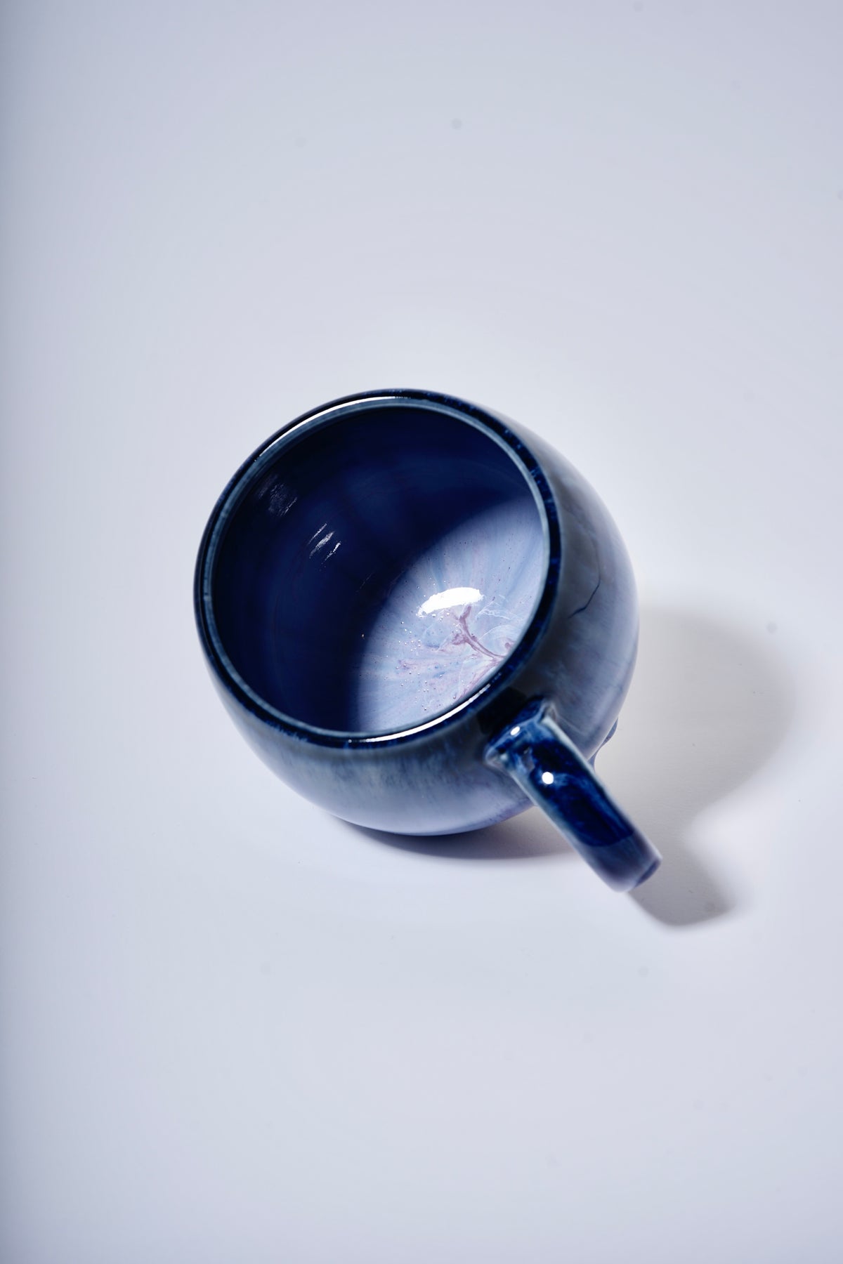 L SIZE BALLOON MUG(purple butterfly )style1