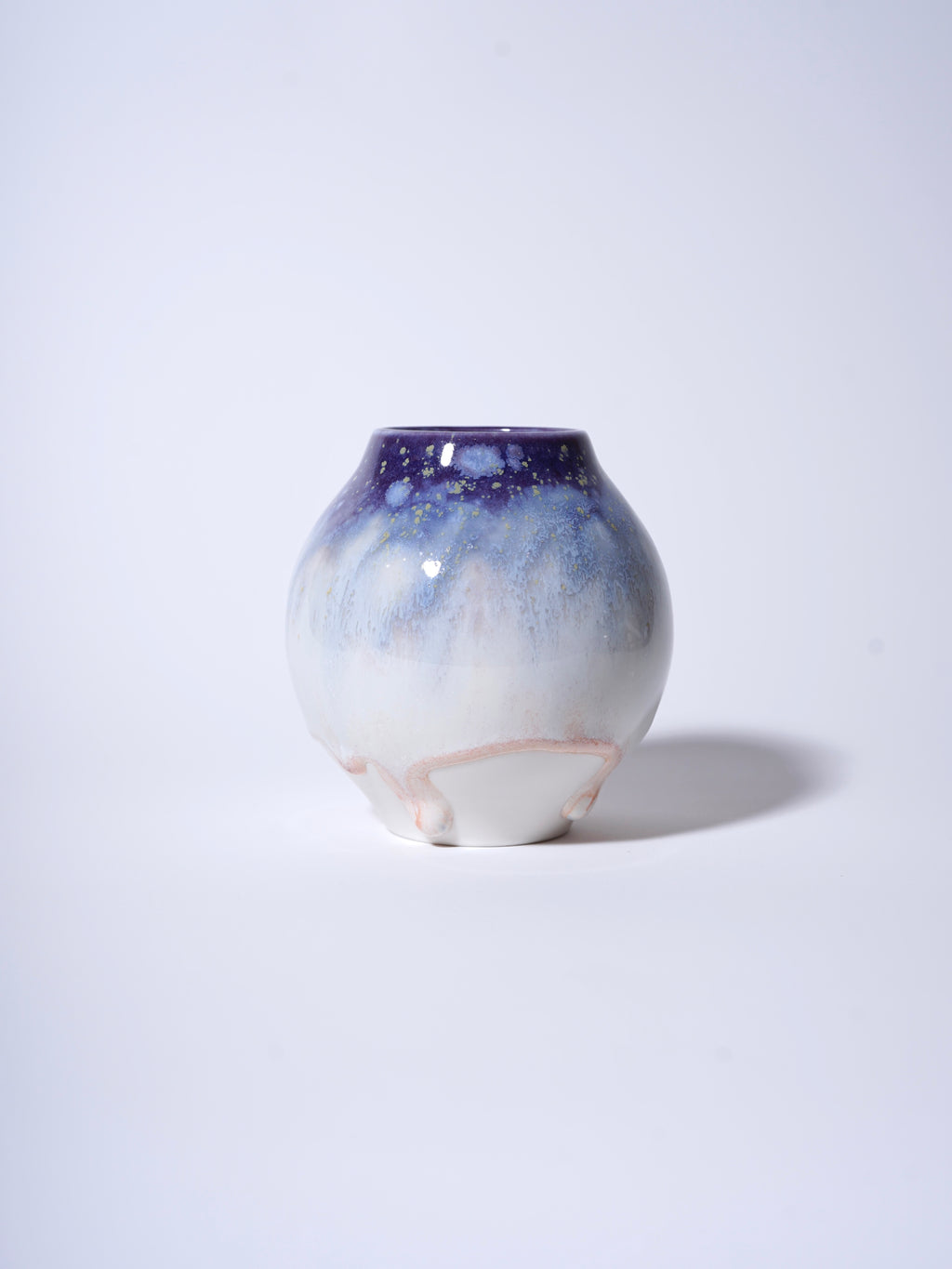 Sunset Cloud Mini Oval Vase