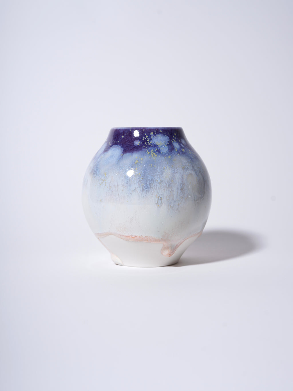 Sunset Cloud Mini Oval Vase