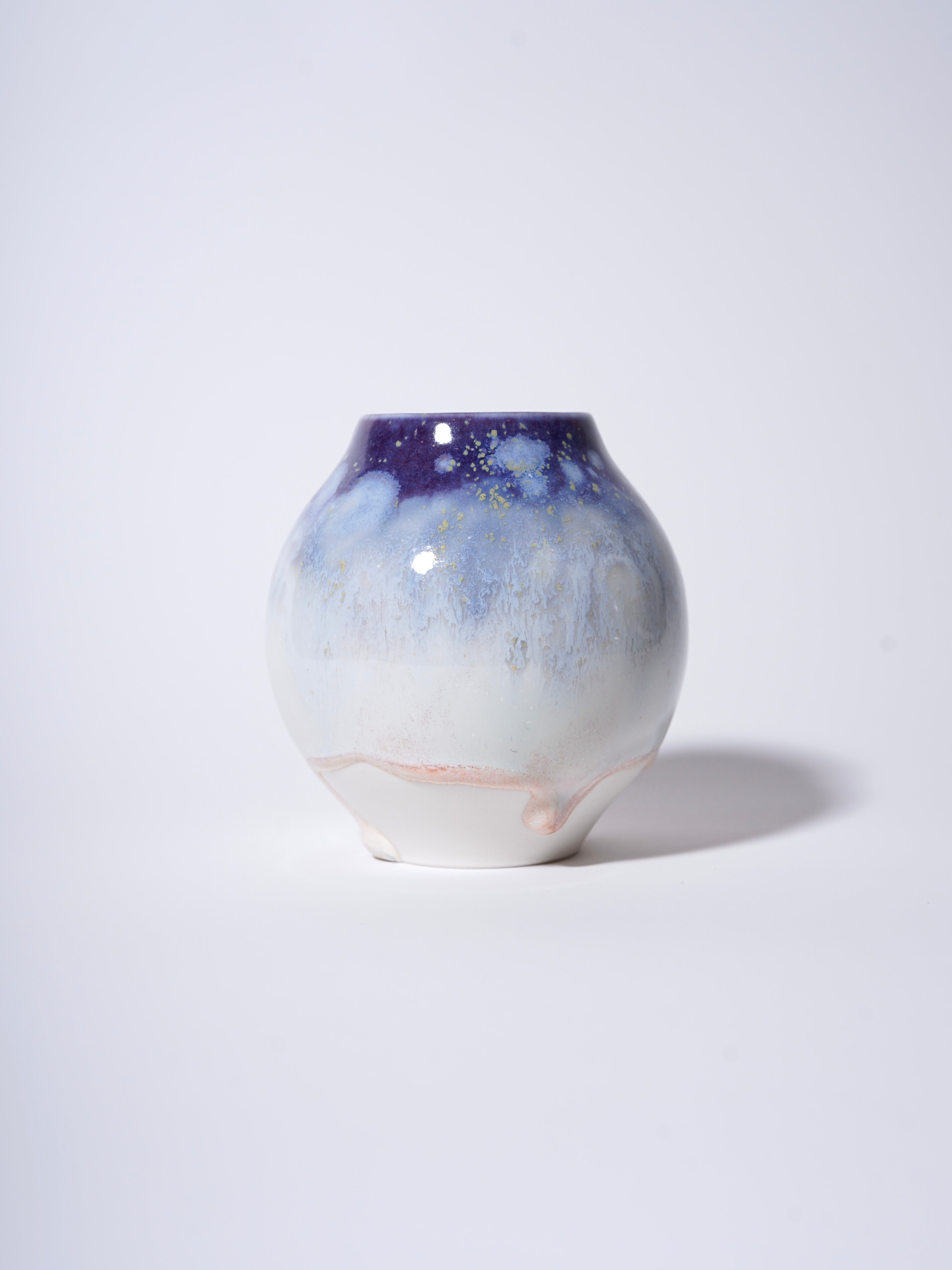 Sunset Cloud Mini Oval Vase