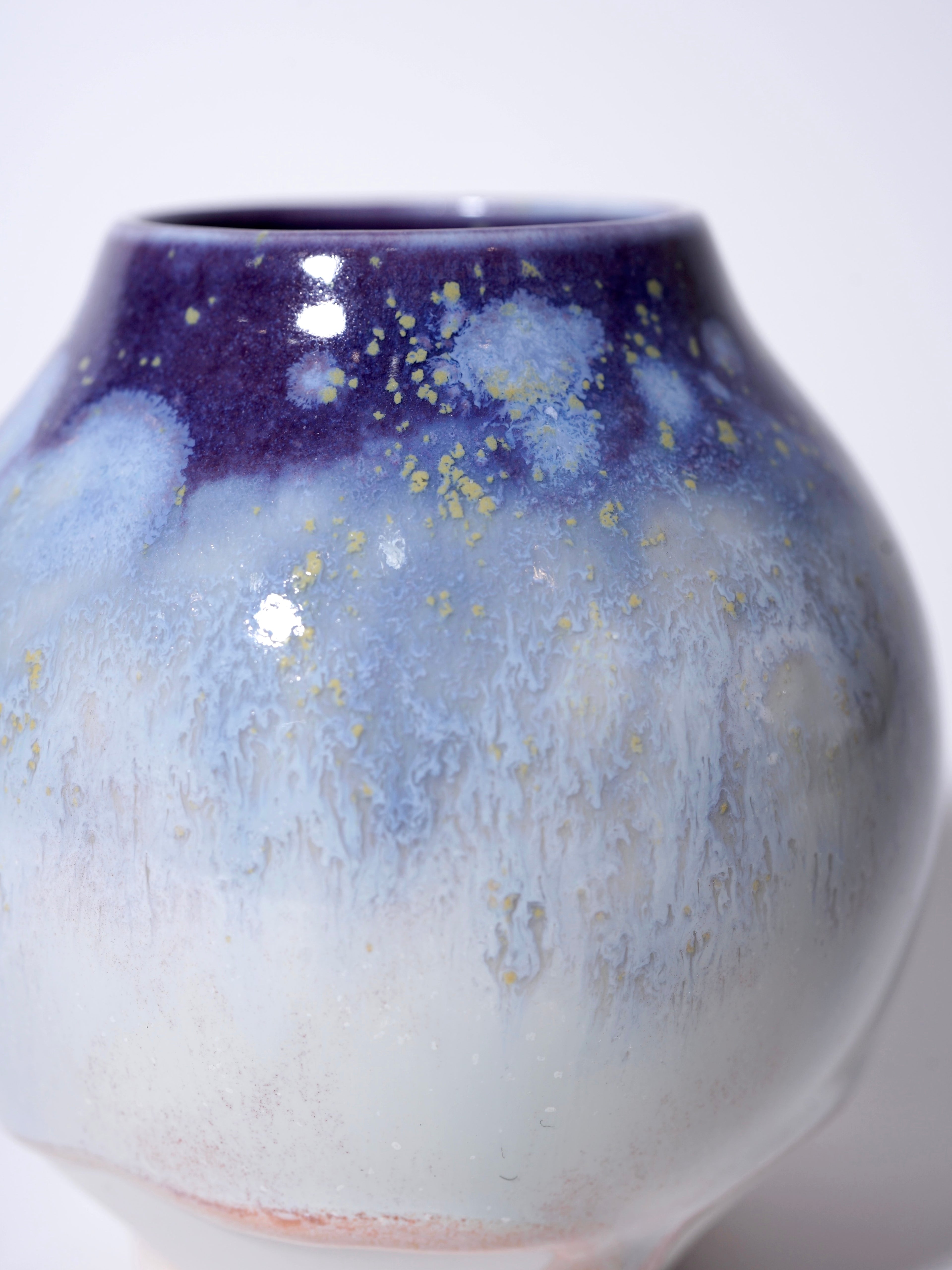 Sunset Cloud Mini Oval Vase