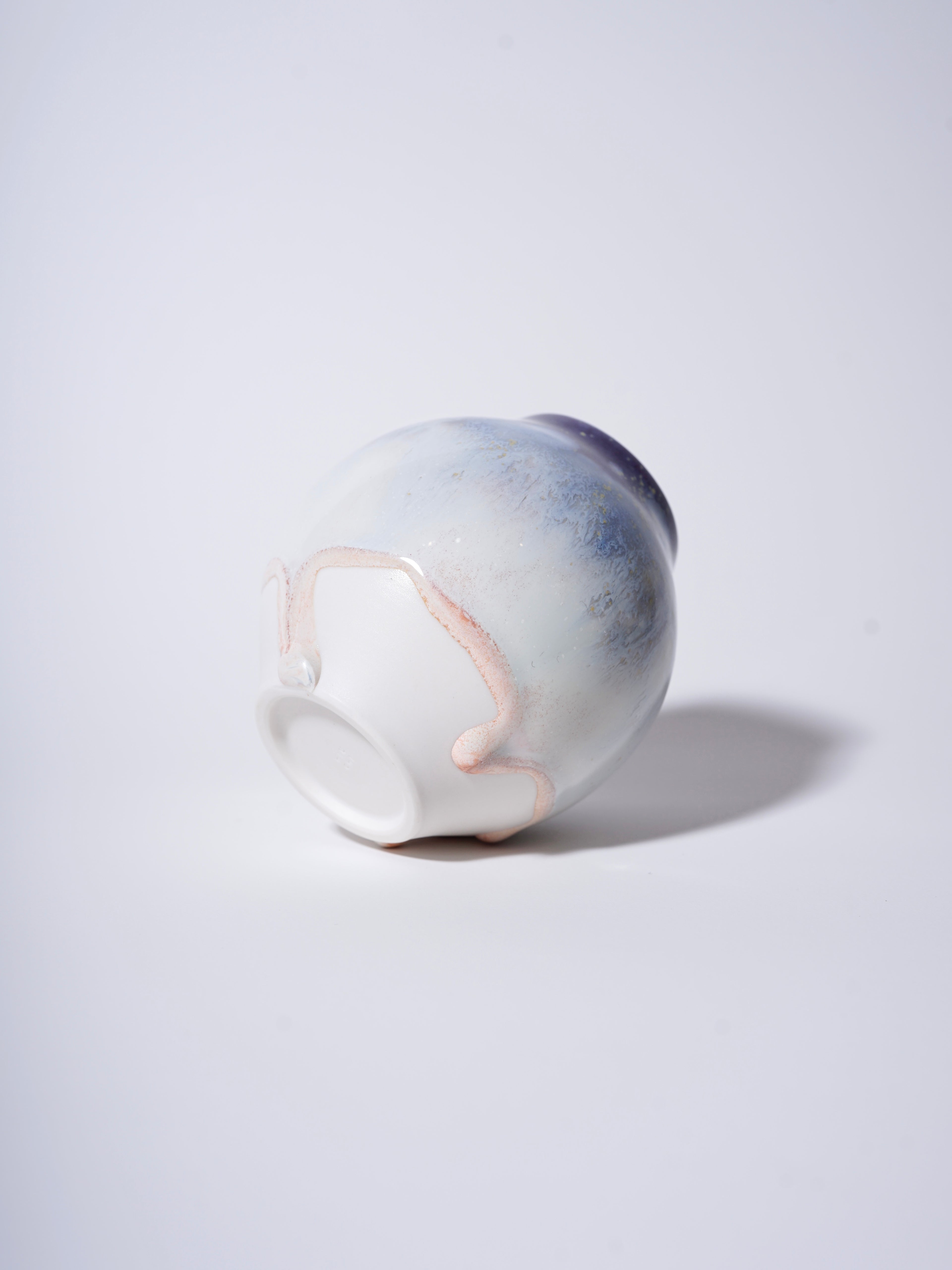 Sunset Cloud Mini Oval Vase