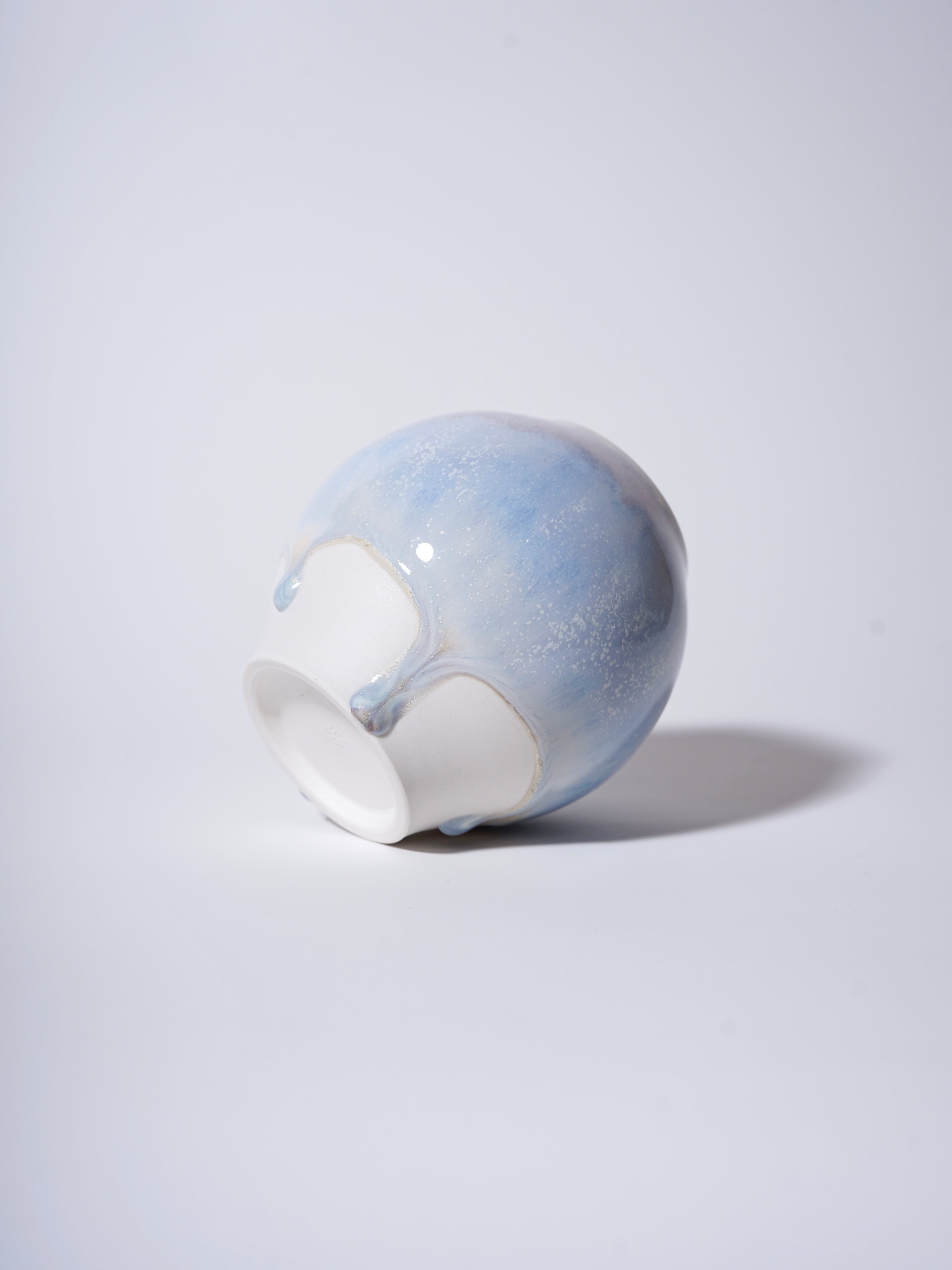 Winter Snow Mini Oval Vase