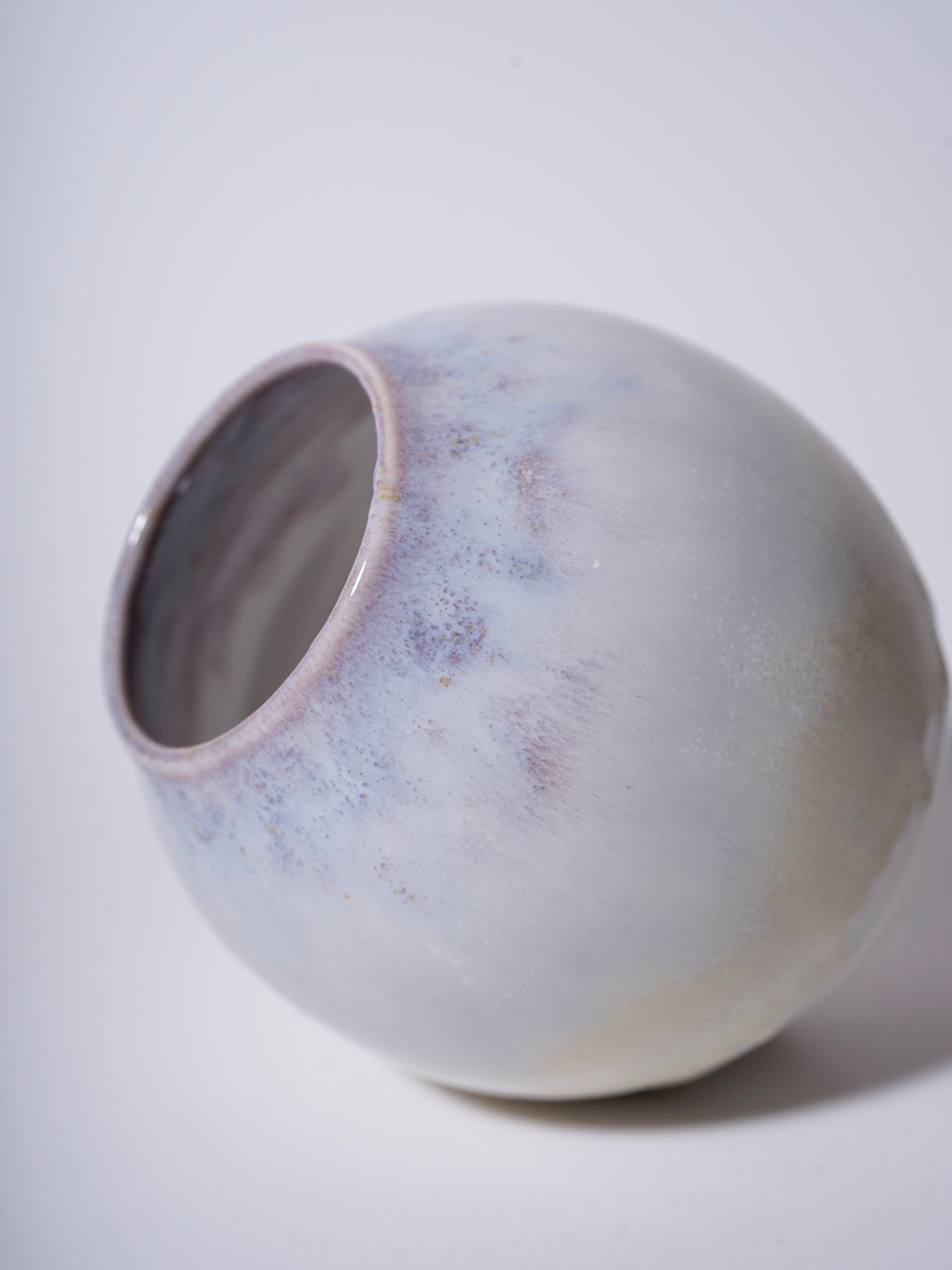 Lavender Mini Oval Vase